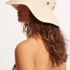 Seafolly Ladies Sahara Roll Up Visor - Natural 1 Seafolly Ladies Sahara Roll Up Visor - Natural -Seafolly shop 71911 HT Natural 1