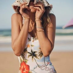 Seafolly Ladies Coast To Coast Bucket Hat - Powder Blue