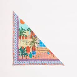 Seafolly Ladies On Vacation Scarf - Azure -Seafolly shop 71932 Azure 6