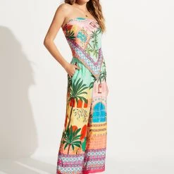 Seafolly Ladies On Vacation Scarf - Azure -Seafolly shop 71932 Azure 8