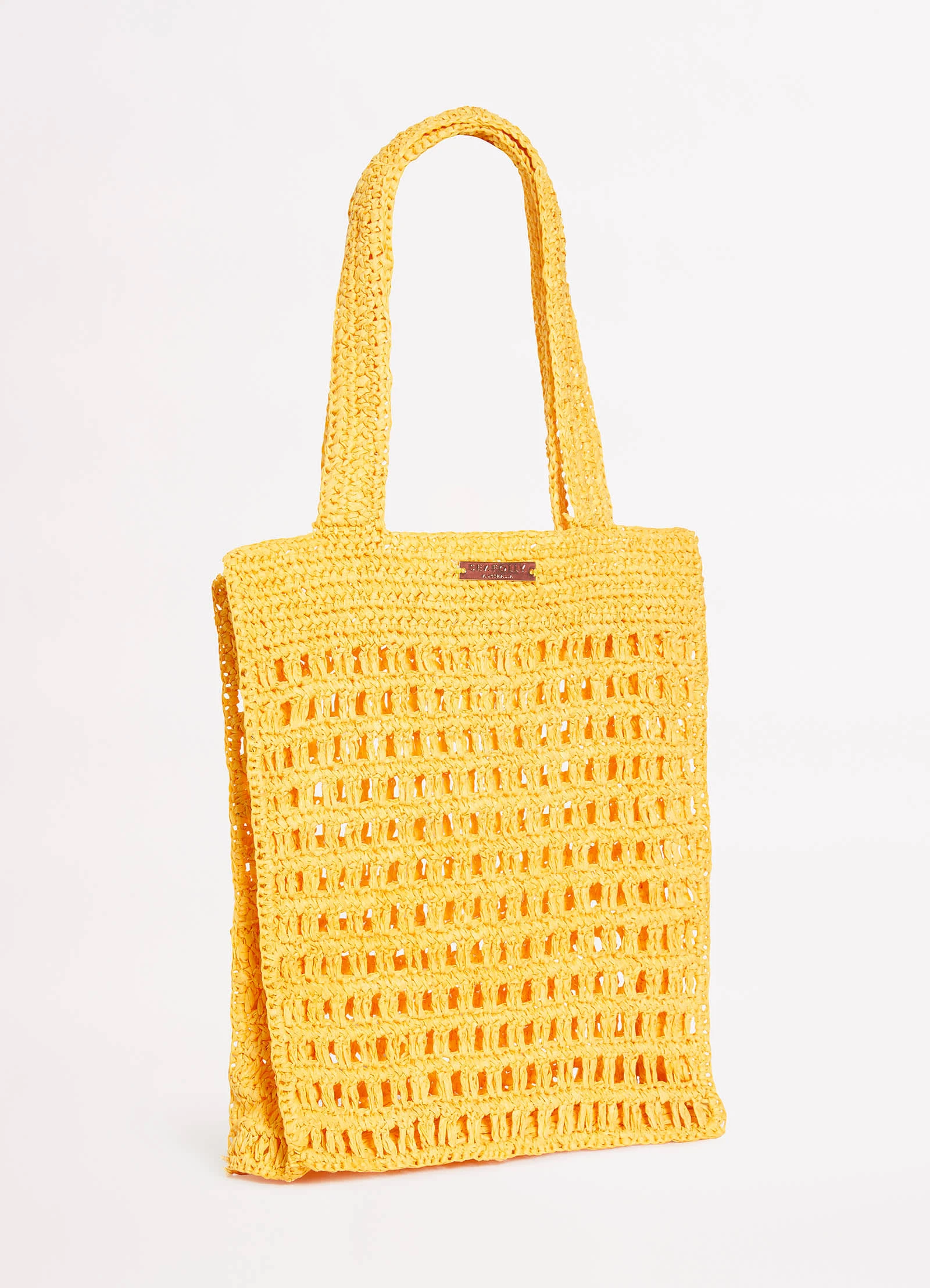Seafolly Ladies Casa Woven Tote Bag - Sunflower 3 Seafolly Ladies Casa Woven Tote Bag - Sunflower