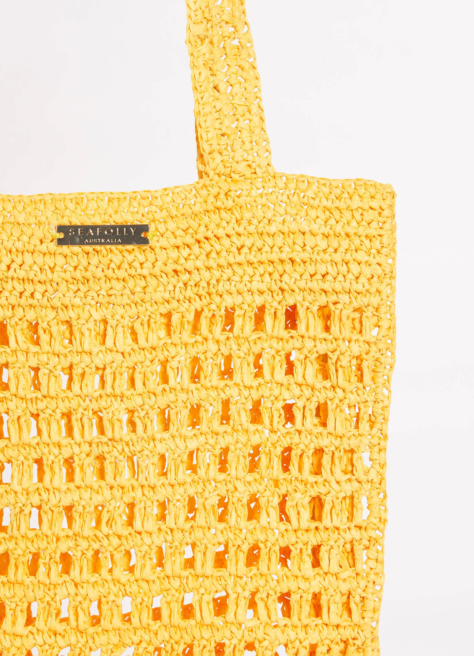 Seafolly Ladies Casa Woven Tote Bag - Sunflower 4 Seafolly Ladies Casa Woven Tote Bag - Sunflower - Image 2