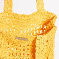 Seafolly Ladies Casa Woven Tote Bag - Sunflower 7 Seafolly Ladies Casa Woven Tote Bag - Sunflower -Seafolly shop 71933 BG Sunflower 5