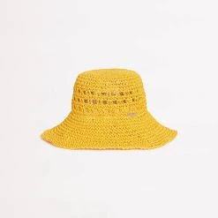 Seafolly Ladies Casa Woven Hat - Sunflower -Seafolly shop 71935 HT Sunflower 4