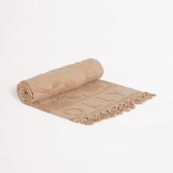 Seafolly Ladies Silk Road Jacquard Beach Towel - Camel 8 Seafolly Ladies Silk Road Jacquard Beach Towel - Camel -Seafolly shop 71949 TL Camel 4