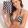 Seafolly Ladies Modern Take Bikini Bag - Black -Seafolly shop 71957 BG Black 2