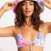 Seafolly Ladies Under The Sea Bucket Hat - White