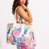 Seafolly Ladies Under The Sea Tote Bag - White 2 Seafolly Ladies Under The Sea Tote Bag - White -Seafolly shop 71972 BG White 1