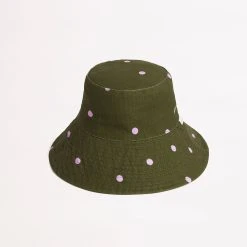 Seafolly Ladies Paradise Spot Bucket Hat - Avocado 13 Seafolly Ladies Paradise Spot Bucket Hat - Avocado -Seafolly shop I 71845 HT Avocado 1